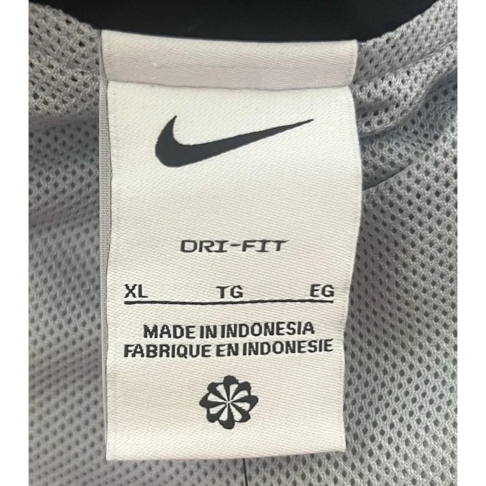 NWT Nike Dri-FIT Kay Yow Cancer Fund Full Zip Wind Breaker Jacket Gray Womens XL - Picture 6 of 10